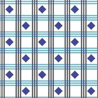 Aqua Tartan Seamless Pattern Design vector