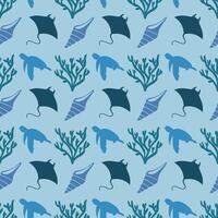 Jacobs Ocean Crossing Seamless Pattern Design vector