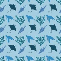 Jacobs Ocean Crossing Seamless Pattern Design vector