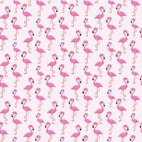 Flamingo Seamless Pattern vector