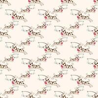 Bones with dog Seamless-Pattern-Design vector