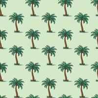 Palm Stencils Seamless Pattern Design vector