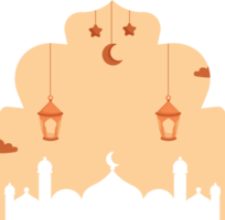 Cute islamic decoration png