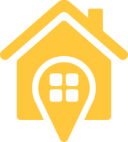 home pin sign png