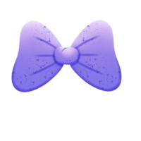 Purple bow in Halloween png