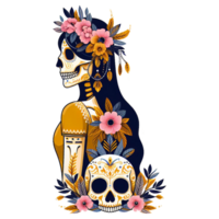 calaveras, esqueletos y huesos calaveras servir como recordatorios de muerte png