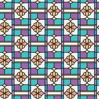 Ethnic Pastel Stripes Seamless Pattern Design vector