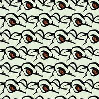 crocodile eyes Seamless-Pattern-Design vector