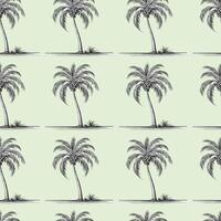 Tropical Adventures Seamless Pattern Design vector