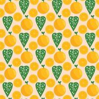 Sweet Lemons Seamless Pattern Design vector