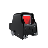 Holographic Laser Sight isolated on transparent png