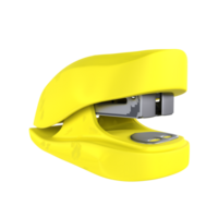 Yellow Stapler isolated on transparent png