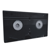Vhs Old Tape isolated on transparent png