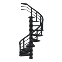 Stairs isolated on transparent png