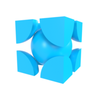 Unit Cell isolated on transparent png