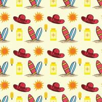 Sun and Co Seamless Pattern Design vector