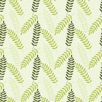 Chaotic leaves Seamless Pattern Design vector