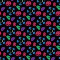 Polka Dots Seamless Pattern Design vector