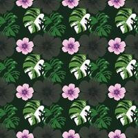 Tropical Beauty Seamless Pattern Design vector