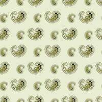 A Crowd Of Paisleys Seamless Pattern Design vector