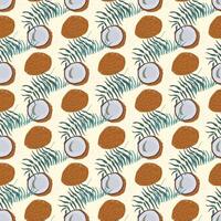 Tropical Fruit Variation Seamless Pattern Design vector