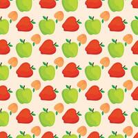 Candy Apples Seamless Pattern Design vector