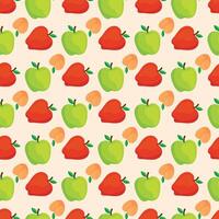 Candy Apples Seamless Pattern Design vector