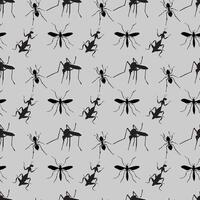 The Insect Collection Of Edgar Allan Seamless Pattern Design vector
