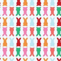 Cute Bunny Seamless Pattern Desig vector