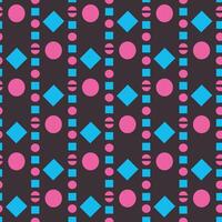 Dot and Circle Seamless Pattern Design vector