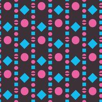 Dot and Circle Seamless Pattern Design vector