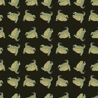 Crocodile Pattern Repeating Seamless Animal Pattern vector