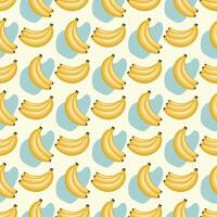 Baby Bananas Seamless Pattern Design vector