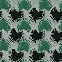 Palm Leaf Seamless Pattern Design vector