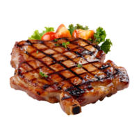 gegrillt Schweinefleisch Fleisch auf transparent Hintergrund png