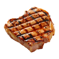 Grilled Pork Meat on Transparent Background png