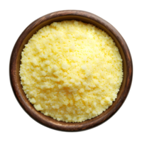 gekocht Mahlzeit mit Getreide Couscous Schüssel auf transparent Hintergrund png