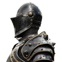 War Protection Iron Body of Warrior on Transparent Background png