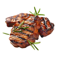 Grilled Pork Meat on Transparent Background png