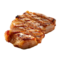 Grilled Pork Meat on Transparent Background png