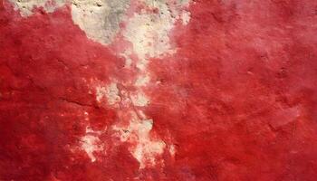 Generated Image Old Grunge Wall Texture, color red photo