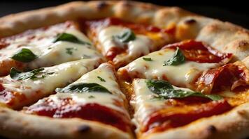 Generated Image close up of pizza photo