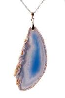 macro mineral stone agate on a white background photo