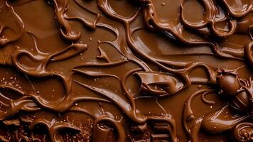 Generated Image chocolate texture photo
