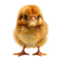 mignonne peu poulet sur transparent Contexte png