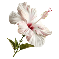 Hibiskus Pflanze auf transparent Hintergrund png