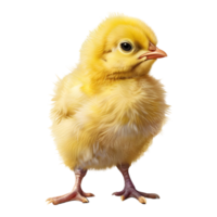 mignonne peu poulet sur transparent Contexte png