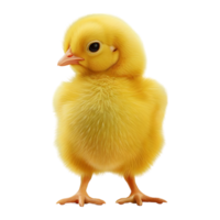 mignonne peu poulet sur transparent Contexte png