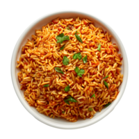 Fried Rice in a Bowl on Transparent Background png