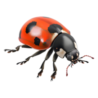 Ladybug on Transparent Background png